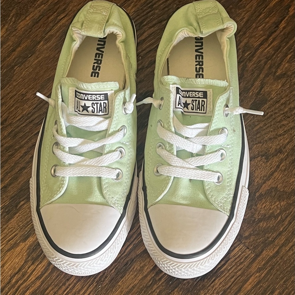 Converse Mint Green Low-Top Sneakers